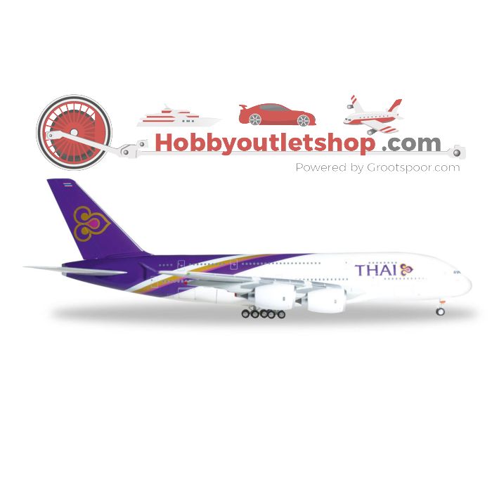 Schaal 1:200 Herpa 556774 Thai Airways Airbus A380 Reg. HS-TUC #5169