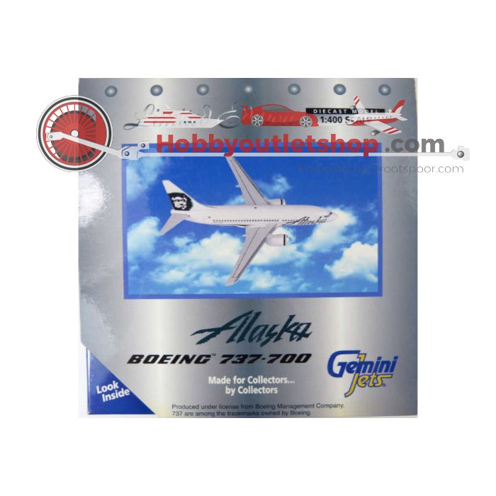 Schaal 1:400 Gemini Jets Alaska Boeing 737-700 Art. Nr. 3557842 #98
