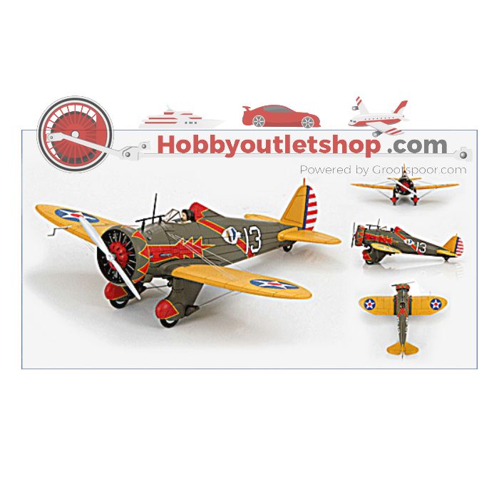 Schaal 1:48 HOBBY MASTER Boeing P-26A Peashooter 94th Pursuit Squadron, Selfridge Field, Michigan 1935-36 #5