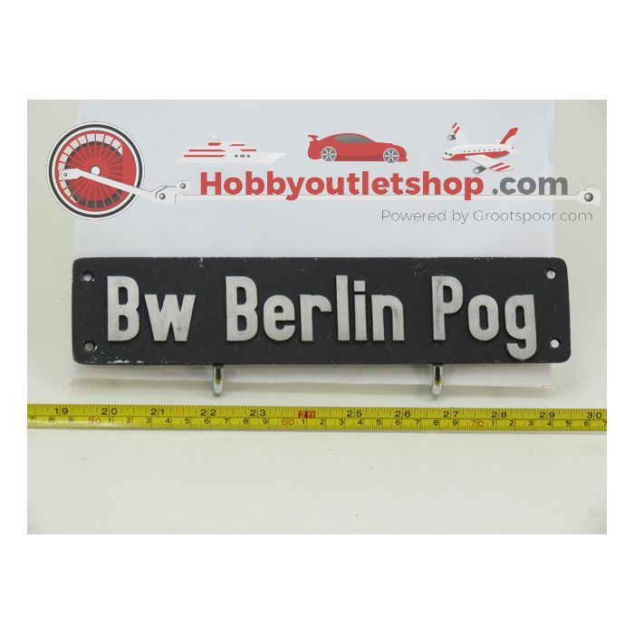 Lokschild BW Berlin Pog
