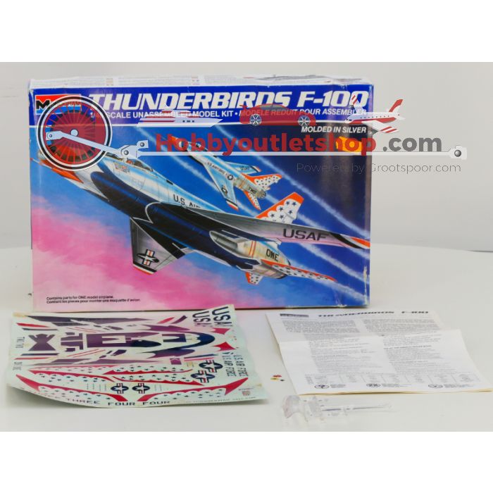 Schaal 1:48 Monogram 5442 F-100 Thunderbirds #196