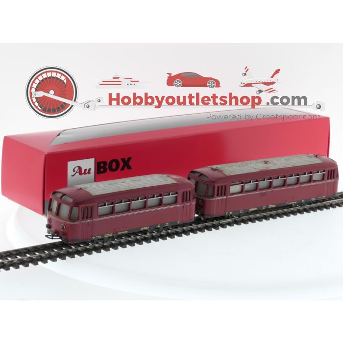 Schaal H0 Märklin 3016 en 4081 Set Railbussen van de DB Digitaal bijwagen analoog #5294