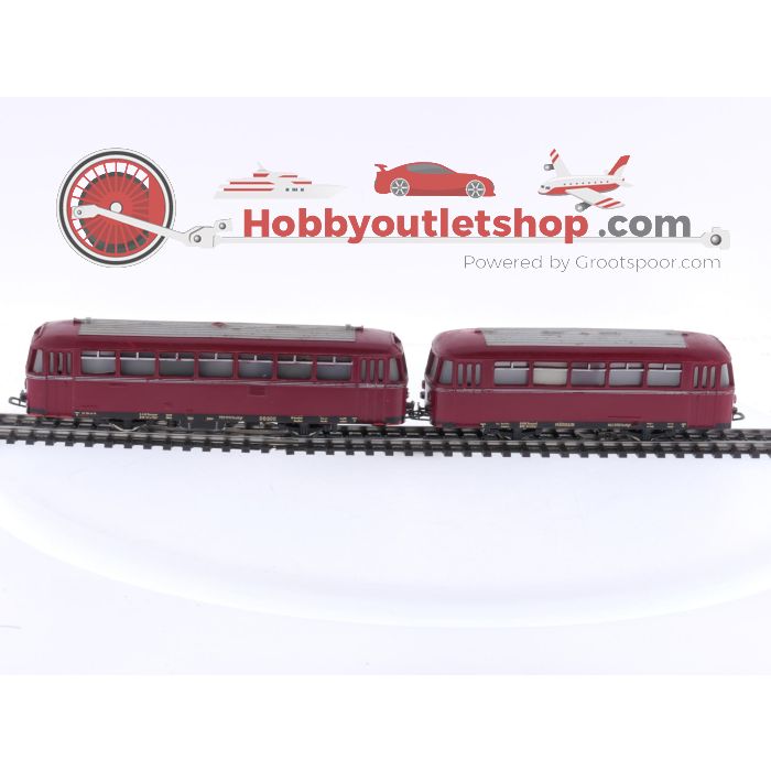 Schaal H0 Märklin 3016 en 4081 Set Railbussen van de DB Digitaal bijwagen analoog #5294