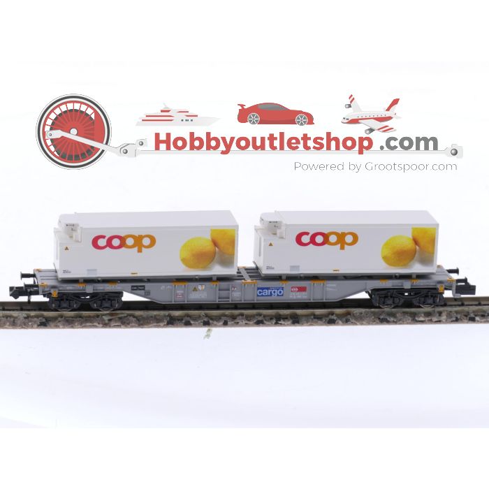 Schaal N Minitrix 15492 Container Transport van de SBB #5309