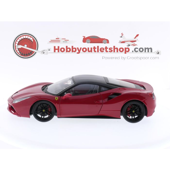 Schaal 1:18 Bburago BU16905R-B Signature Ferrari 488 GTB Coupé 2015 #3416