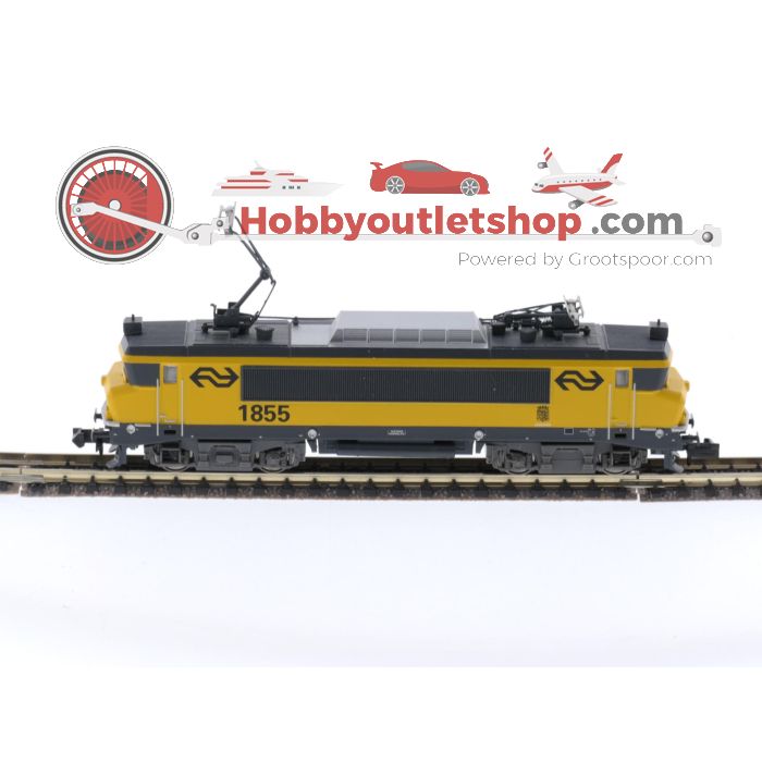 Schaal N Minitrix 12187 elektrische locomotief serie 1800/BB 7200 van de NS Digitaal #5487