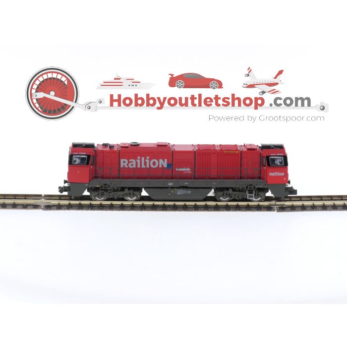 Schaal N Hobbytrain H2952 diesel locomotief G2000BB Railion van de DB #5493