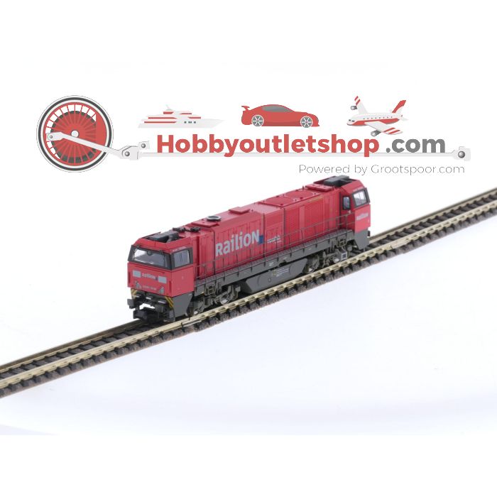 Schaal N Hobbytrain H2952 diesel locomotief G2000BB Railion van de DB #5493