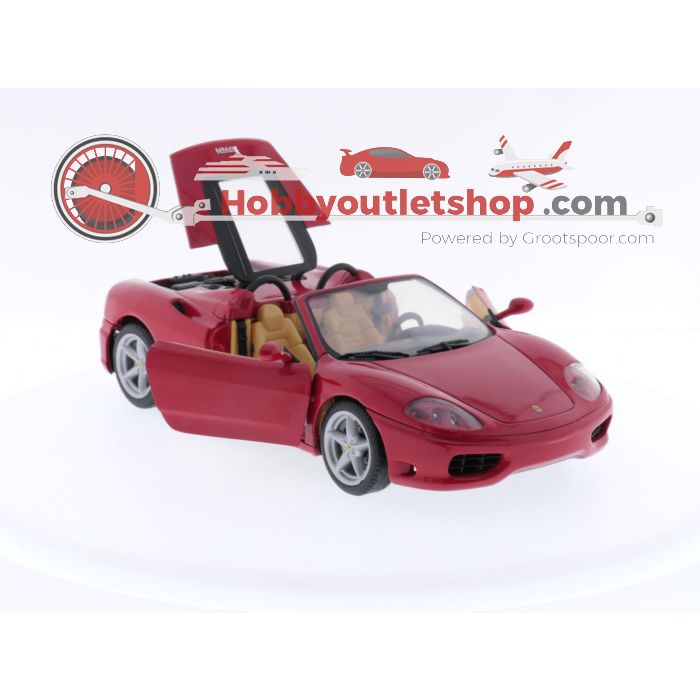 Schaal 1:18 Hot Wheels 27774 Ferrari F360 Spider #3423