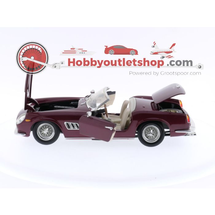 Schaal 1:18 Hot Wheels 25727 Ferrari 250 GT California Spider 1961 #3425