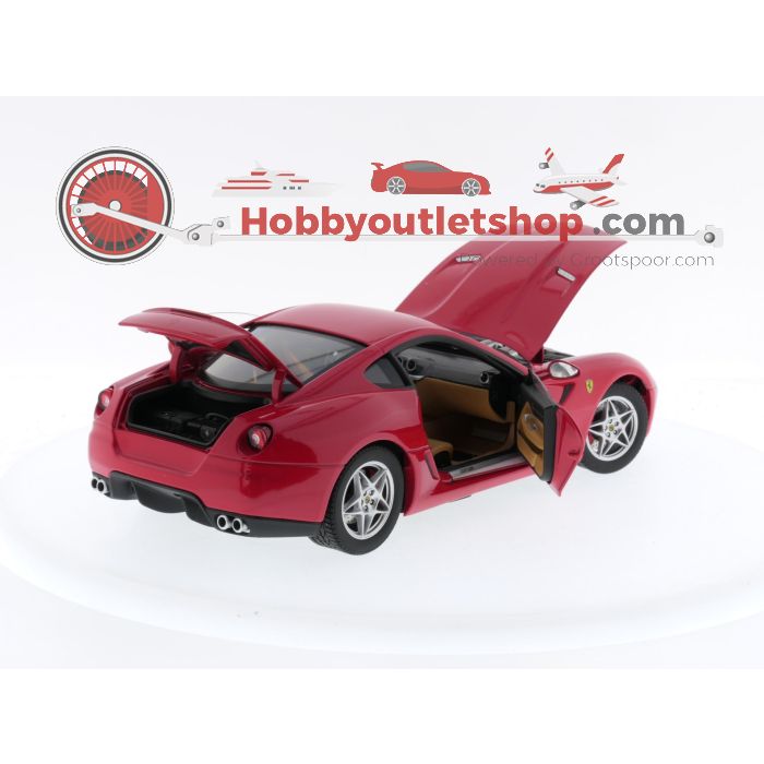Schaal 1:18 Hot Wheels Ferrari 599 GTB 2006 #3435