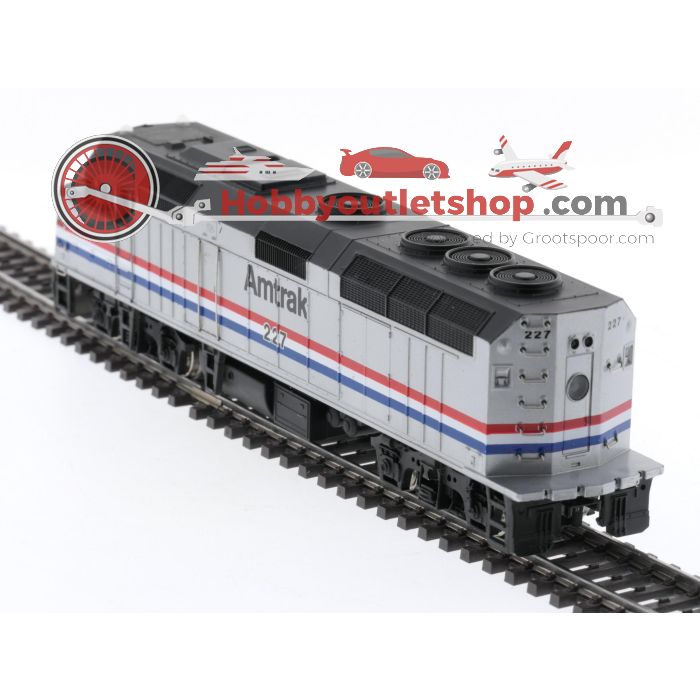 Schaal H0 Bachmann Spectrum 87017 EMD F40PH diesel locomotief van de Amtrek #5519