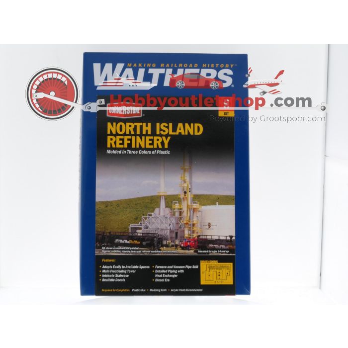 Schaal N Walthers 933-3219 olie raffinaderij North Island #5545