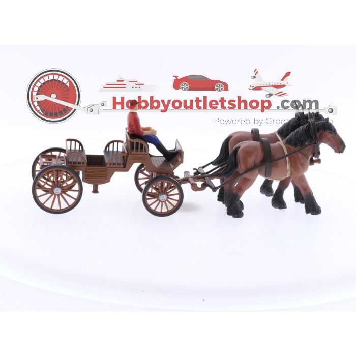 Schaal 1:32 Siku 4671 Carriage with Horses #4020