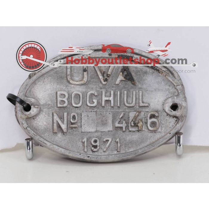 Set 2st. Wagenschild  UVA Boghiul No 446 1971 & No 4095 1972 