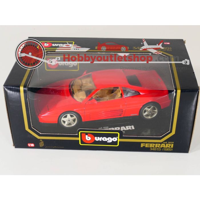 Schaal 1:18 Bburago Ferrari 348 TB 1989 #3123