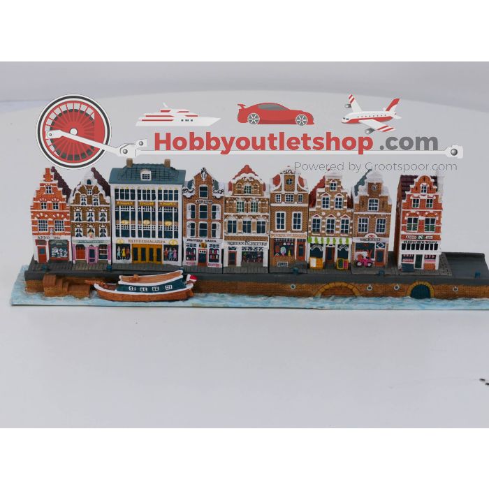 Amsterdamse miniatuurwinkels aan kanaal #3143
