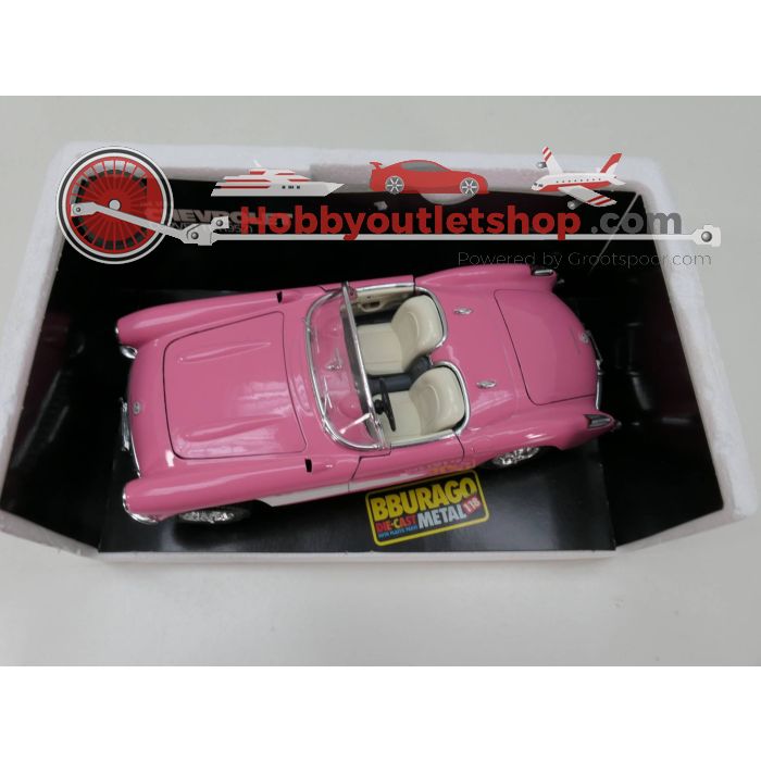 Schaal 1:18 Bburago 3024 Chevrolet corvette 1957 #3168