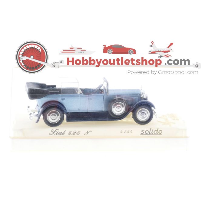 Schaal 1:43 Solido 4154 Fiat 525N Open Cabriolet 1929 #3838