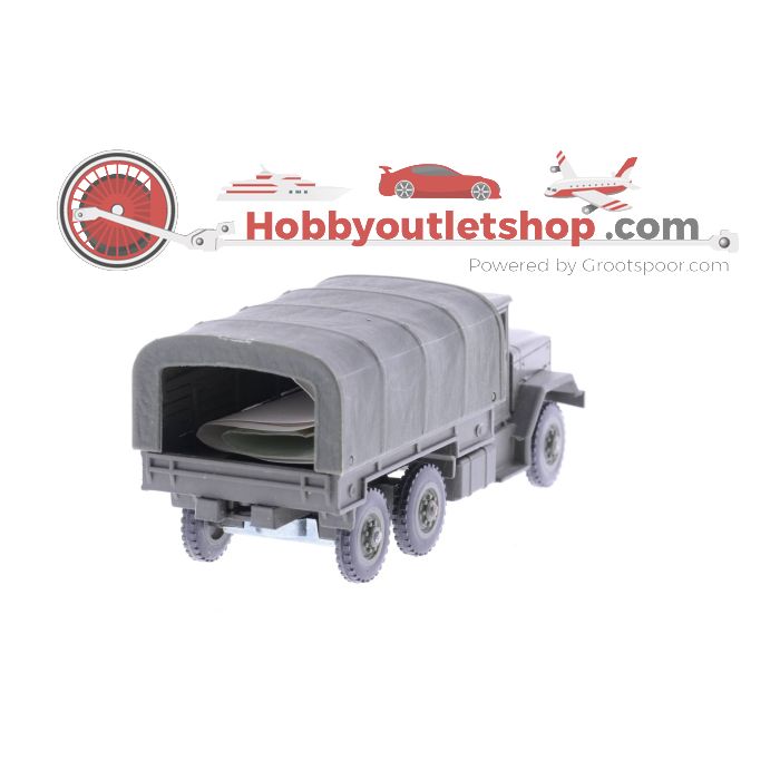 Schaal 1:50 Solido 6032 GMC T-as militaire bakwagen met ruif #3843