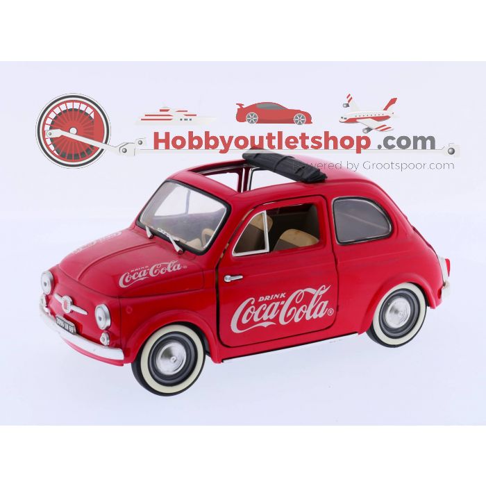 Schaal 1:16 Solido Fiat 500 Coca Cola #2417
