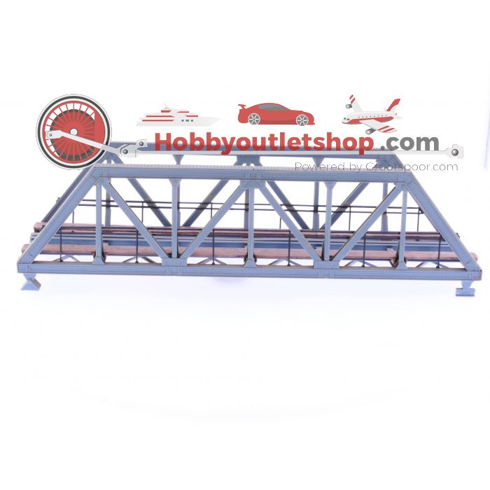 Schaal H0 Kibri 39701 vloedbestendige        vakwerkbrug enkelspoor #1822