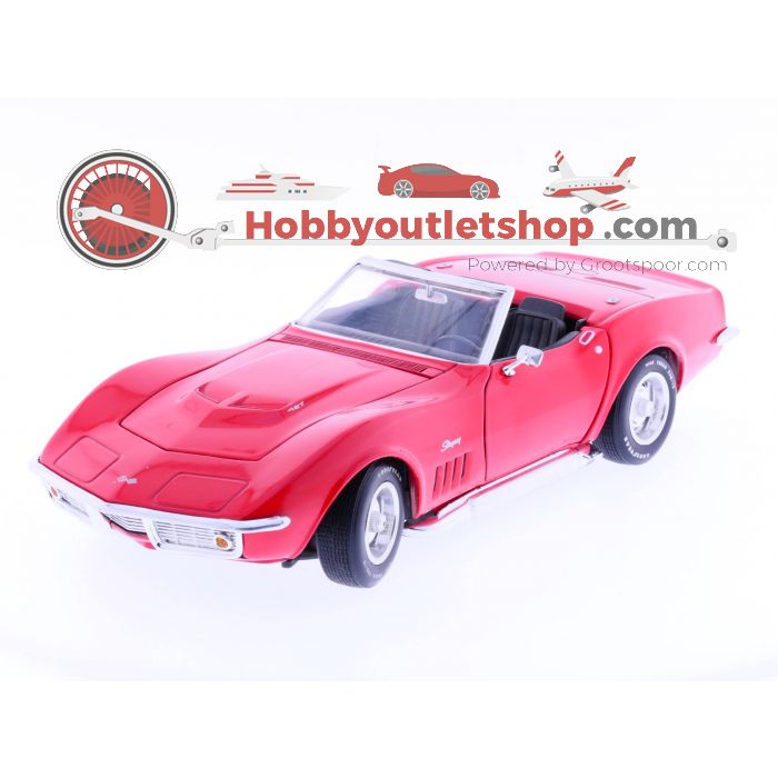 Schaal 1:18 Revell 8833 Chevrolet Corvette Convertible Spider 1969 #246