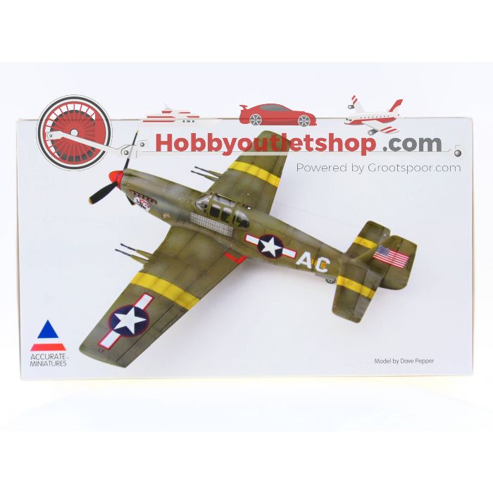 Schaal 1:48 Accurate Miniatures 480017 F-6A Mustang Tac-Recce Fighter #267