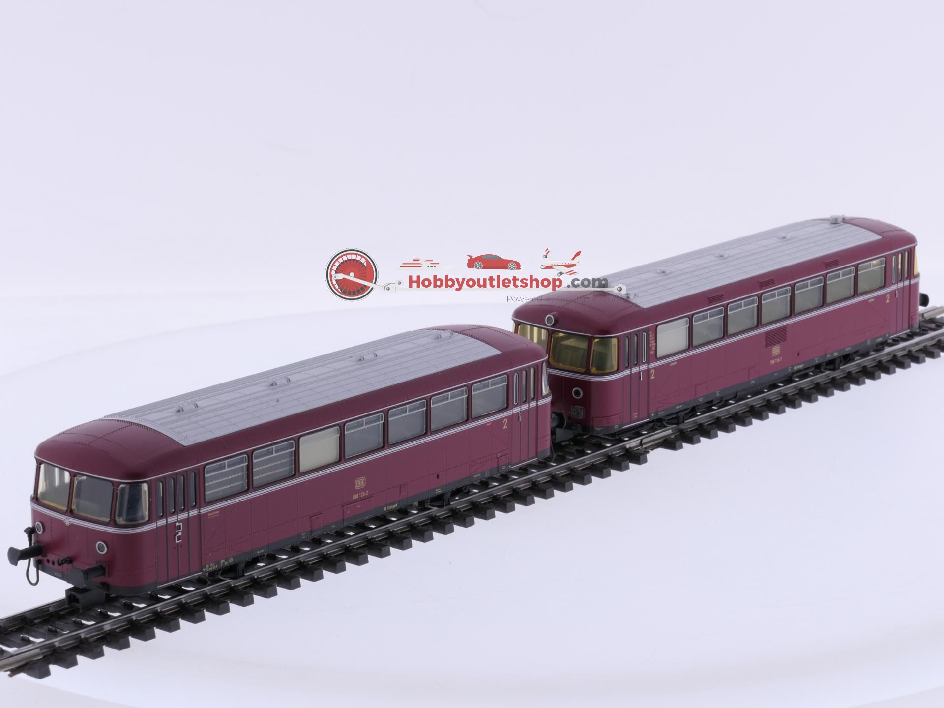 Schaal H0 Märklin 39985 dieseltreinstel Railbus BR 798/998 van de