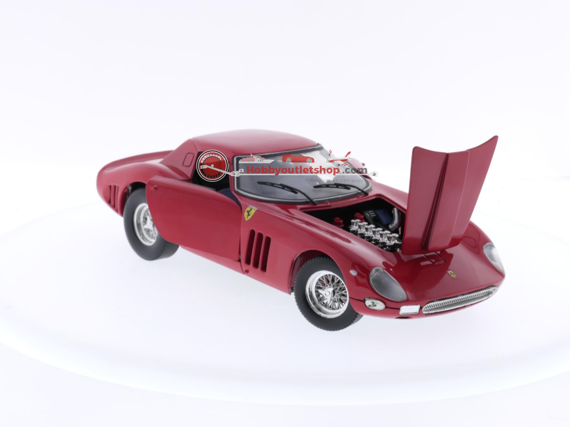 Schaal 1:18 Jouef Evolution Ferrari 250 GTO 64 Rood #3404