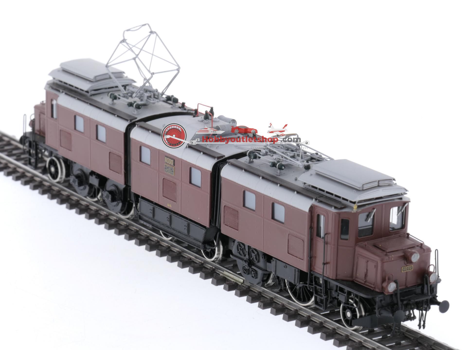 Scale H0 Lemaco H0-013/1 Electric Locomotive Ae 4/8 No 11000 - SBB