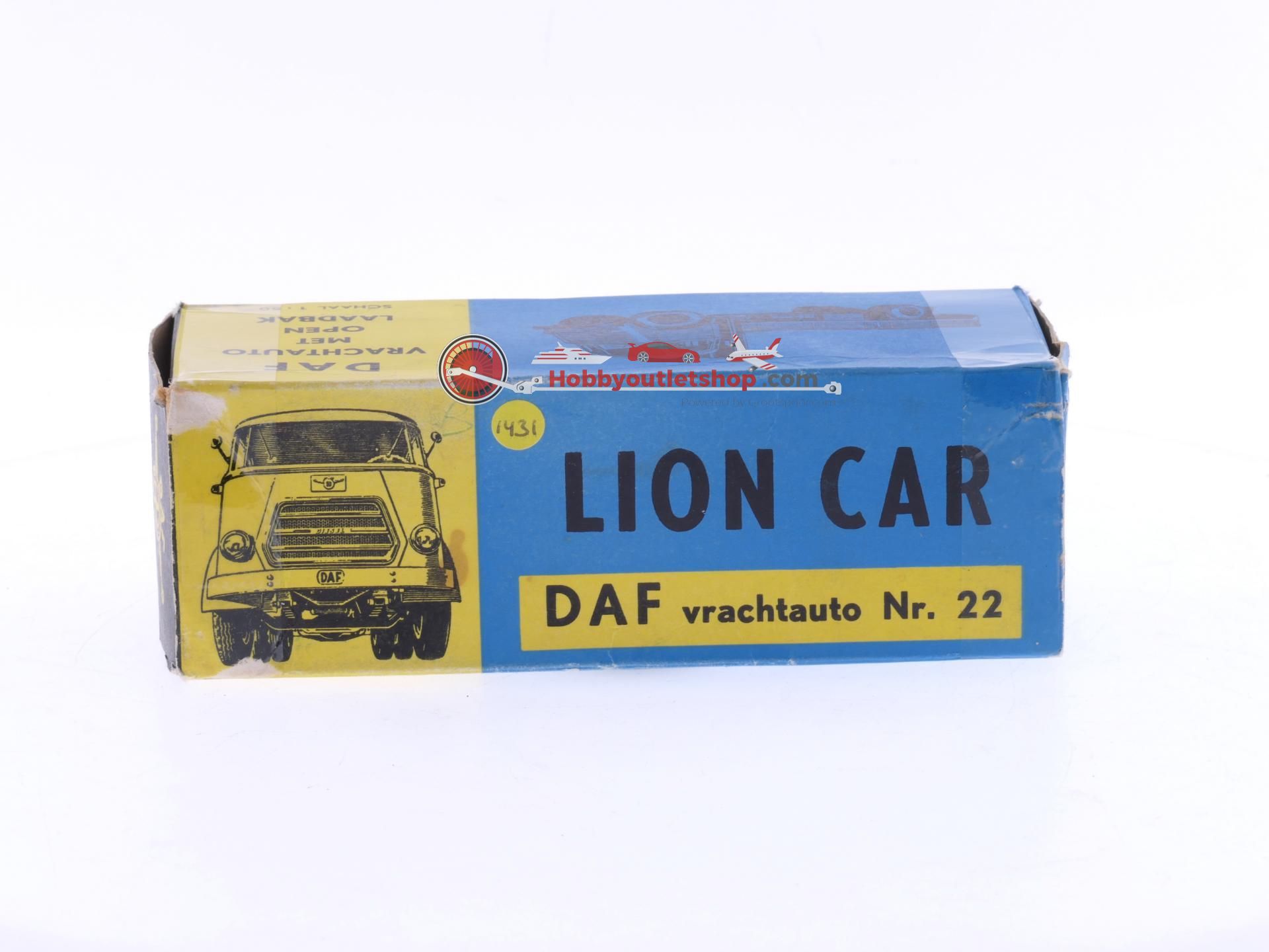 Camion DAF Auto-transporteur Lion-Car échelle 1:43 - Orange Et Vert - Réf. 50 (Hollande)