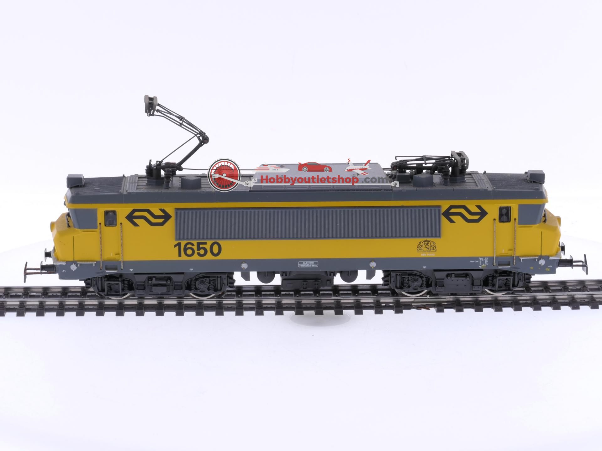 Locomotive électrique Märklin 3526 Ho - Reihe 1600/1657 Jaune (occasion, Pièces Manquantes)