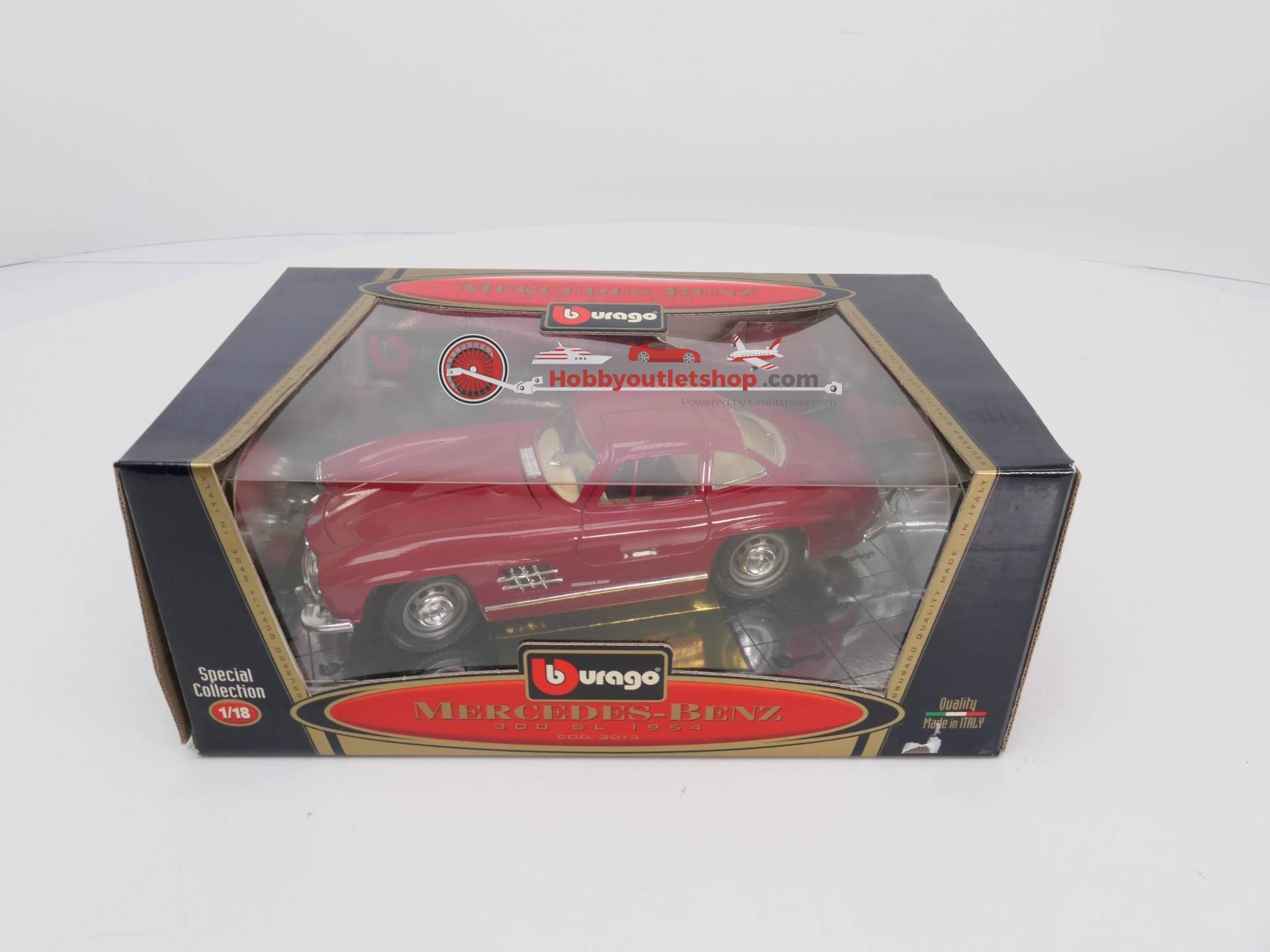 VOITURE BURAGO 1/24 MERCEDES BENZ 300 SL 1954 Collection CAR/AUTO Neuve EUR 14,99 - FR