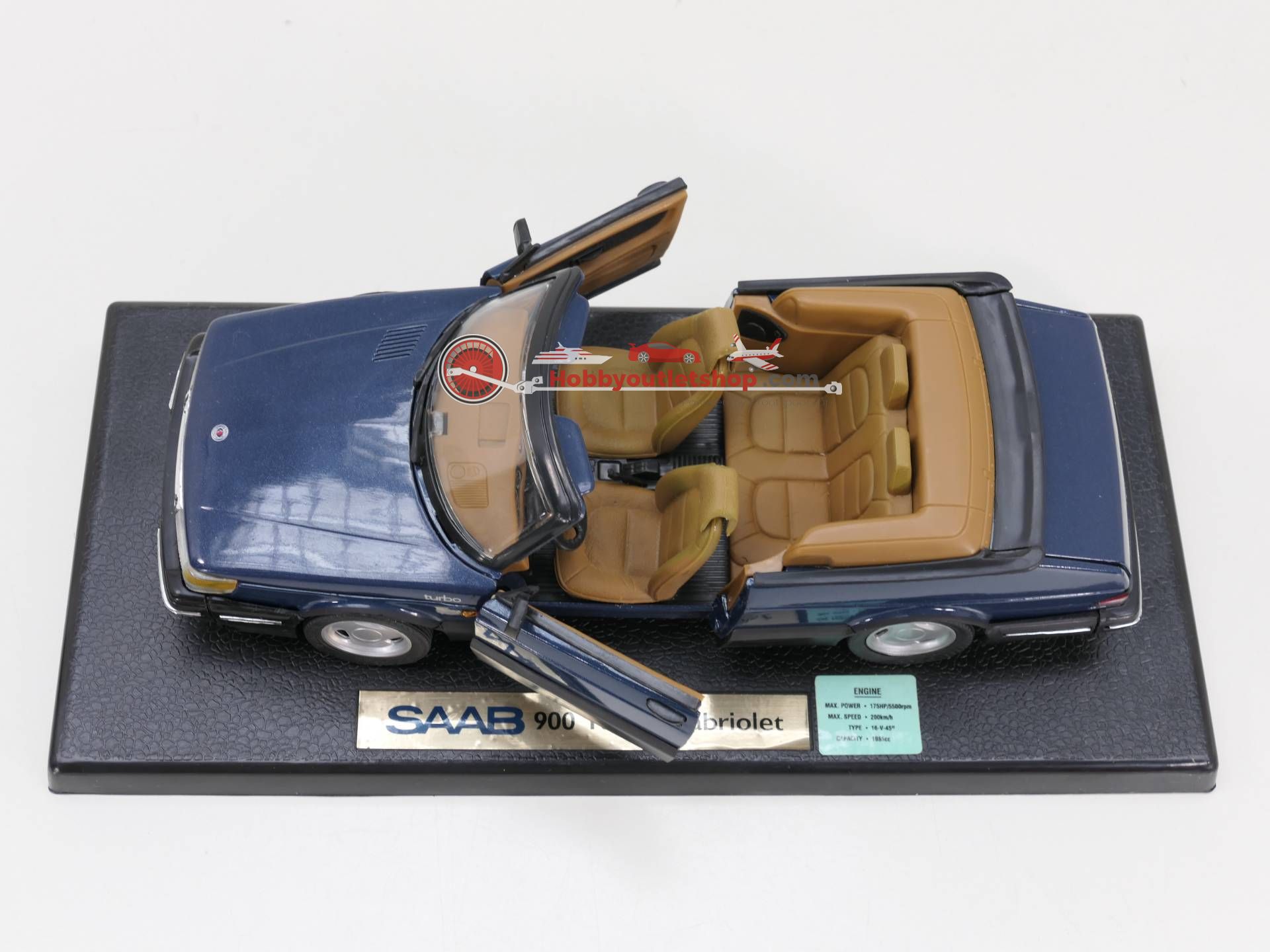 SAAB 900 Turbo Cabriolet ANSON 1/18e - Collection