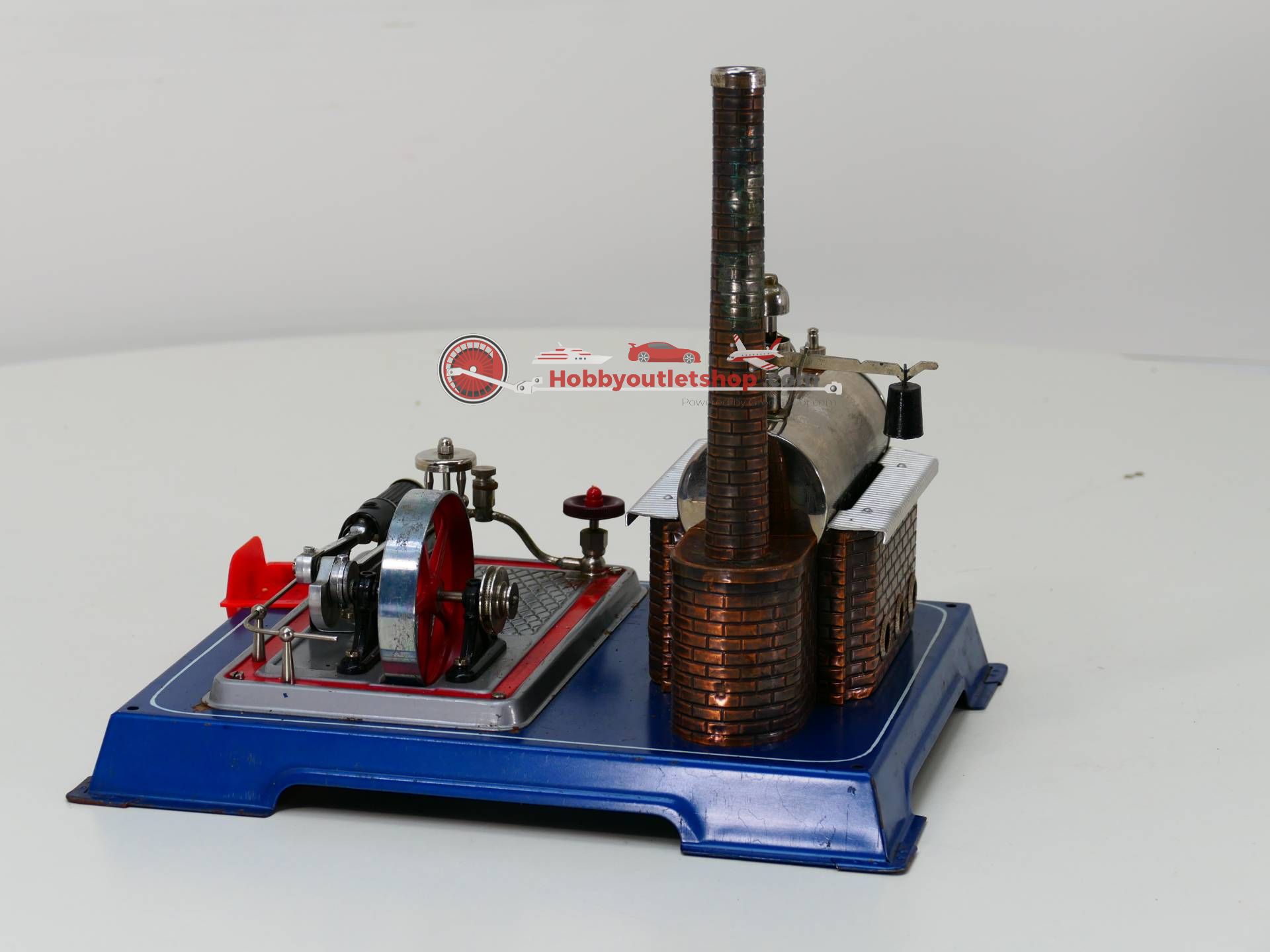 Wilesco Machine à vapeur D6, diamètre 45 mm, longueur 100 mm - Modèle fini, classique