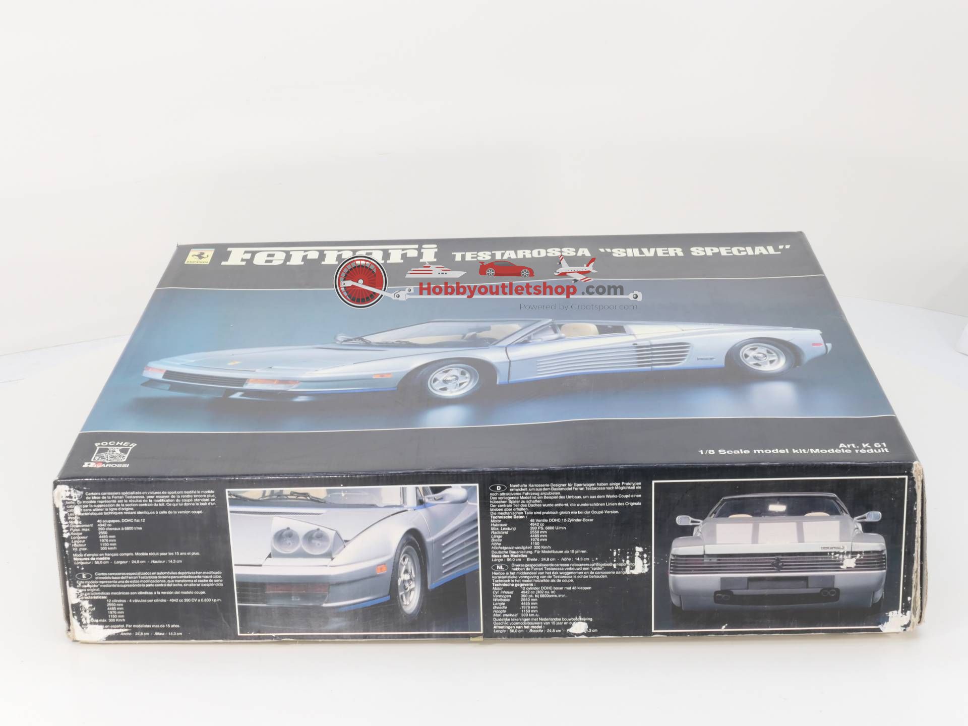 1:8 Pocher Nr. K61 Ferrari Testarossa Spider 