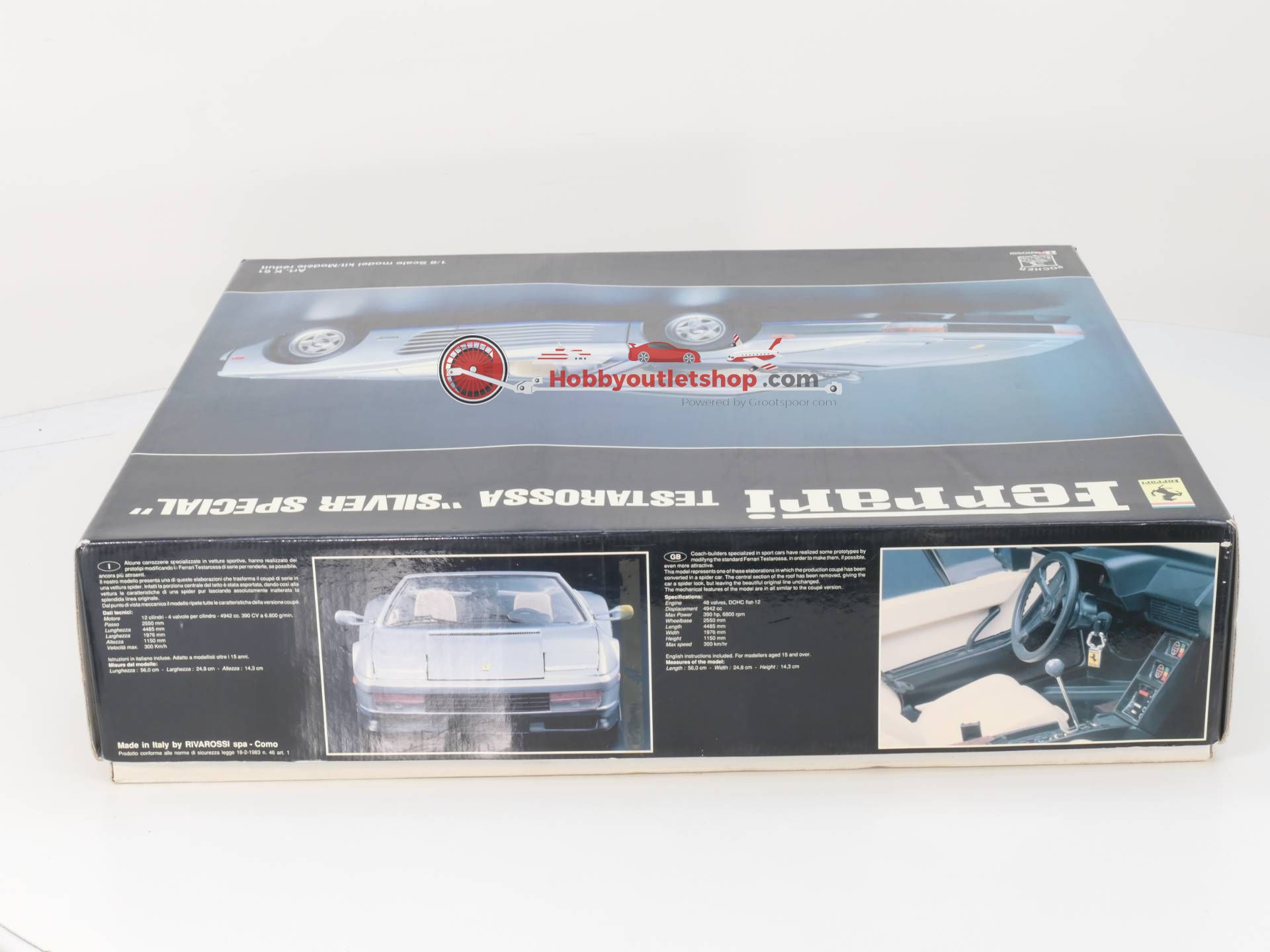 1:8 Pocher No. K61 Ferrari Testarossa Spider 
