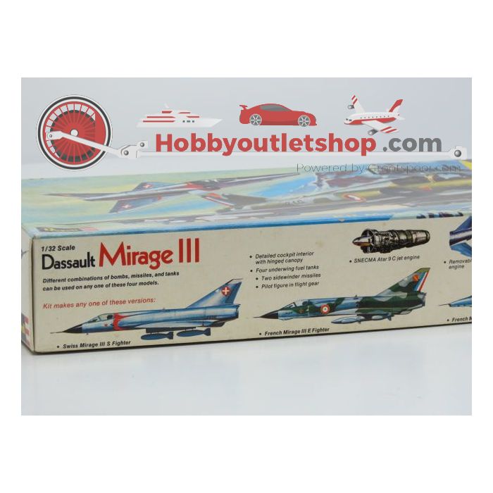 Schaal 1:32 REVELL Dassault Mirage III Art. Nr. H-185 #125 - sku: 20210817105034 - Gebruikt - Zeer goede staat - Afbeelding 2