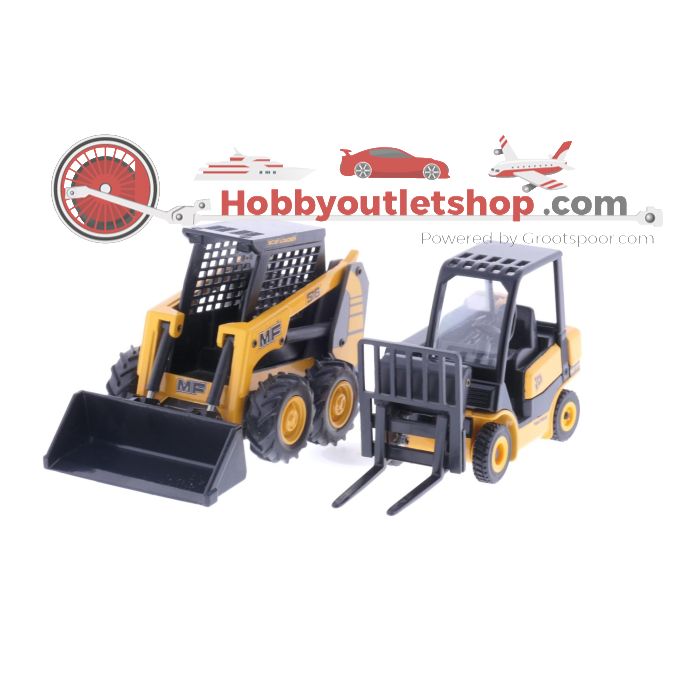 Schaal 1:32/1:35  JOAL - Scat loader 516 MF & JCB TLT 25D #9013 - sku: 20260217085806 - Gebraucht - Wie Neu - Bild 1