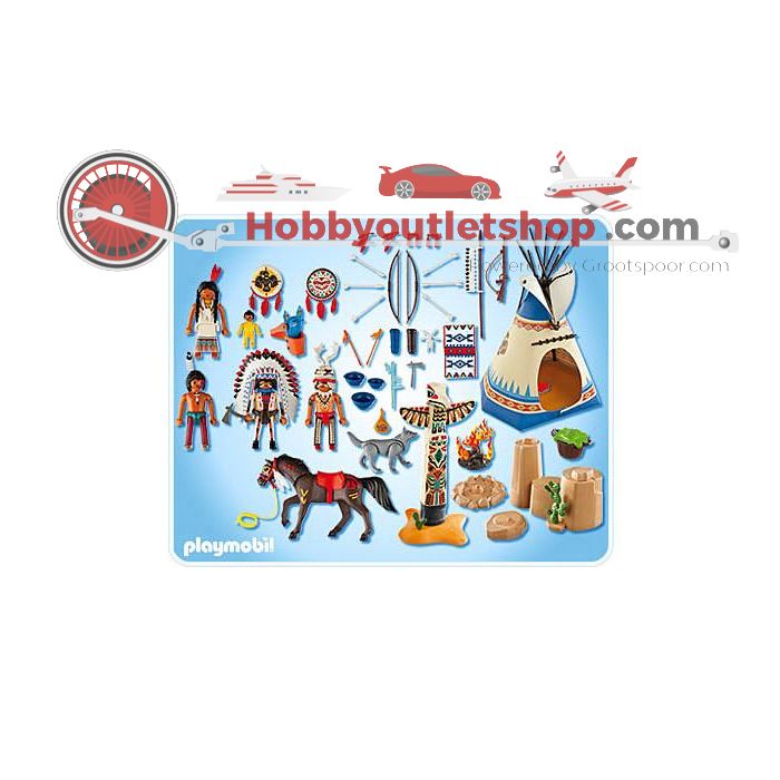 Playmobil 5247 Indianendorp compleet OVP #9953 - sku: 20260918022039 - Nieuw - Nieuwstaat - Afbeelding 2