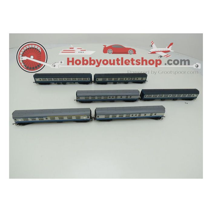 Schaal 00 Tri-ang R23 R727 R728 BR set van 6 rijtuigen #104 - sku: 20201205114054 - Gebruikt - Goede staat - Afbeelding 2