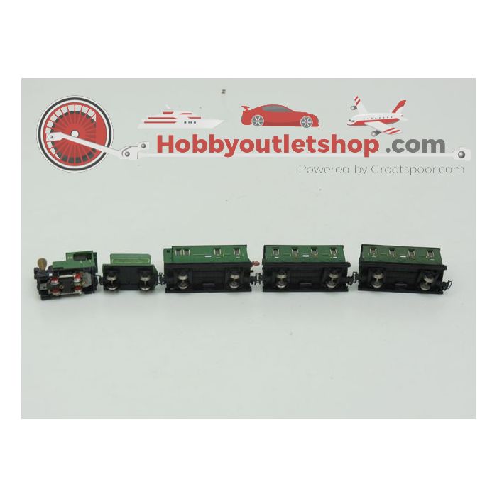 Schaal H0e Egger Bah treinset 1009 stoomlocomotief met tender 2x 2007 BC Rijtuig  en 2009 rijtuig met remhuis #236 - sku: 20210206123323 - Gebraucht - Guter Zustand - Bild 5