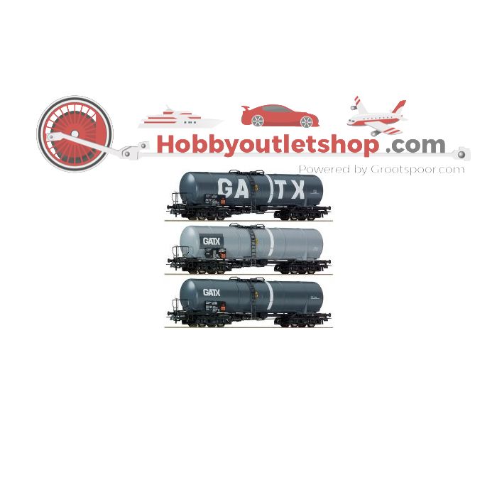 Schaal H0 Roco 67010 - 3-piece set: Tank wagons, DB AG #450 - sku: 20210522015328 - Gebruikt - Zo goed als nieuw - Afbeelding 1