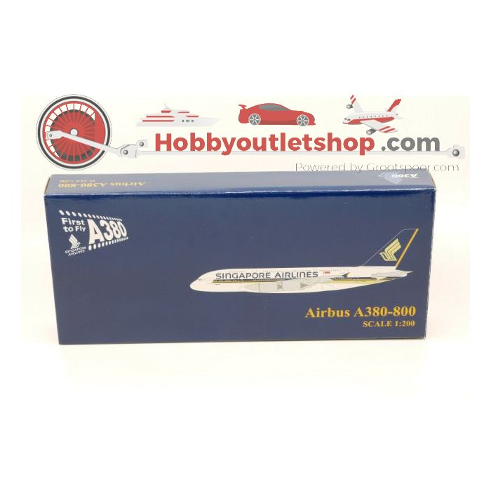 Schaal 1:200 Hogan Airbus A380-800 Plastic Snap Fit Model ''First To Fly A380'' Art. Nr. 3015 #80 - sku: 20210812113135 - New - Photo 1