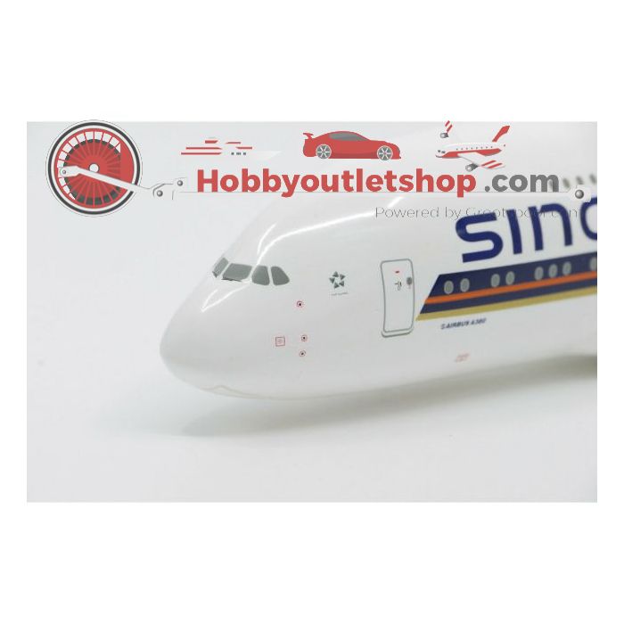 Schaal 1:200 Hogan Airbus A380-800 Plastic Snap Fit Model ''First To Fly A380'' Art. Nr. 3015 #80 - sku: 20210812113135 - New - Photo 5