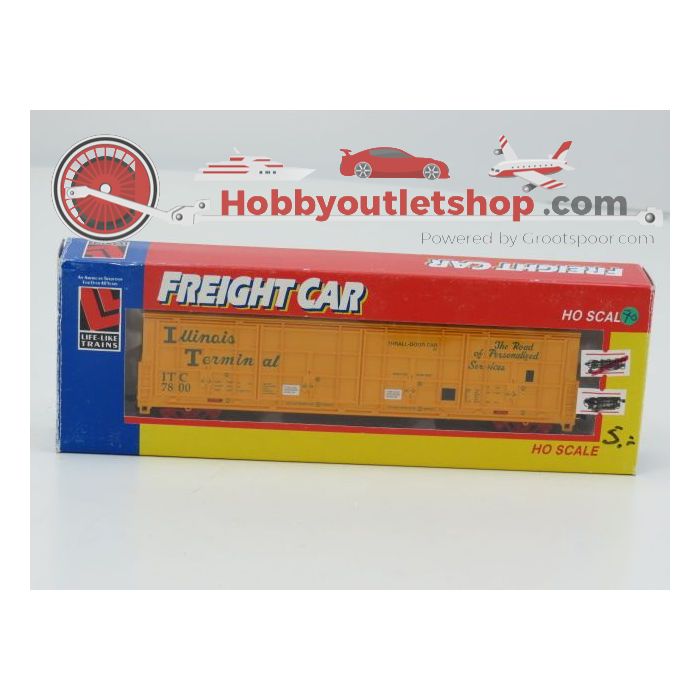 Schaal H0 Life-Like 8456 Illinois Terminal ITC 7800 Thrall Door Boxcar Knuckle #578 - sku: 20210612113810 - Gebruikt - Zo goed als nieuw - Afbeelding 1