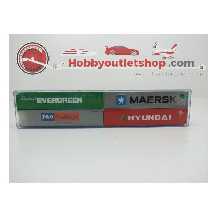 Schaal H0 Electrotren 0143 ASSORTED INTERNATIONAL 40 FOOT CONTAINERS #817 - sku: 20210807121451 - Used - Like new - Photo 3