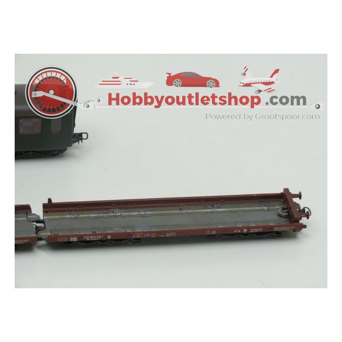 Schaal H0 Liliput 200 & 87850 DB-Flachwagen-Saaks-Rollende-Landstrasse & Leichtstahl Schnellzugwagen 2.Kl. SBB #669 - sku: 20210730104401 - Used - Very good condition - Photo 5