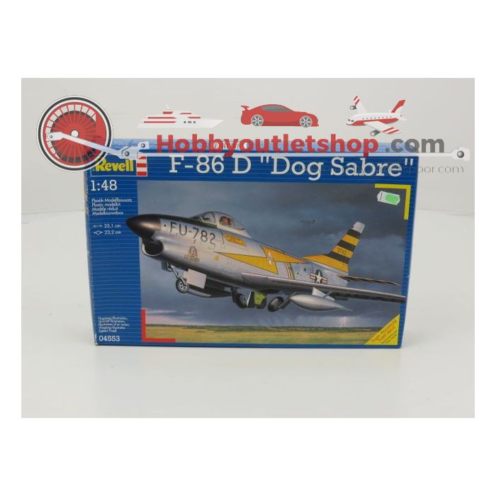Schaal 1:48 REVELL Set of 3 ME 262A-1A Nightfighter, F-86D ''Dog Sabre'', Focke Wulf FW 190 G-8 A-8/R8 Art. Nrs. 04509 / 04533 / 04536 #145 - sku: 20210818042125 - Gebruikt - Zo goed als nieuw - Afbeelding 2